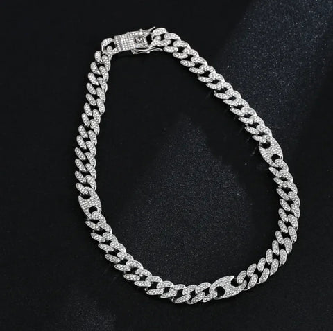 Full Diamond Inlaid Necklace Frugal Finds Galore