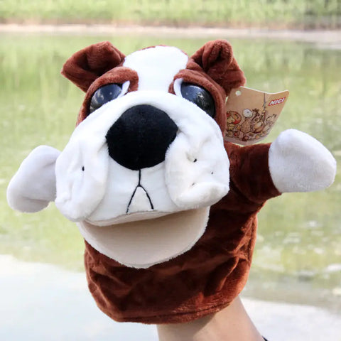 Plush Cartoon Animal Puppets for Early Education Frugal Finds Galore