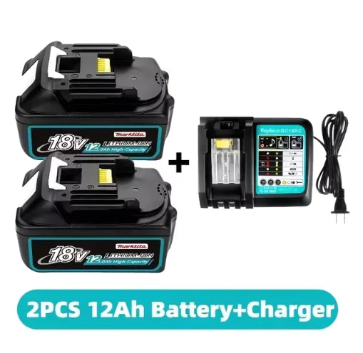 Original Li-Ion Battery – 18V, Available in 6.0Ah, 8.0Ah, 12.0Ah