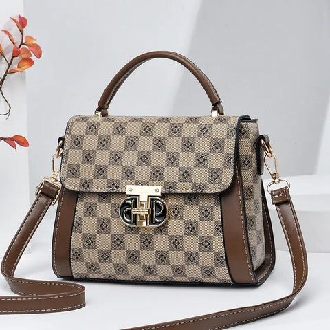 Women's PU Leather Satchel Crossbody Handbag Purse Frugal Finds Galore