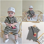 Striped Out Ha Clothing Children's Crawling Suit Frugal Finds Galore