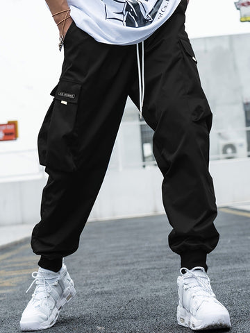Oversized Cargo Multi-pocket Men's Casual Pants Frugal Finds Galore