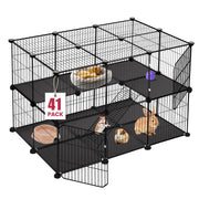 41 Panels Pet Playpen  with 2 Doors Frugal Finds Galore