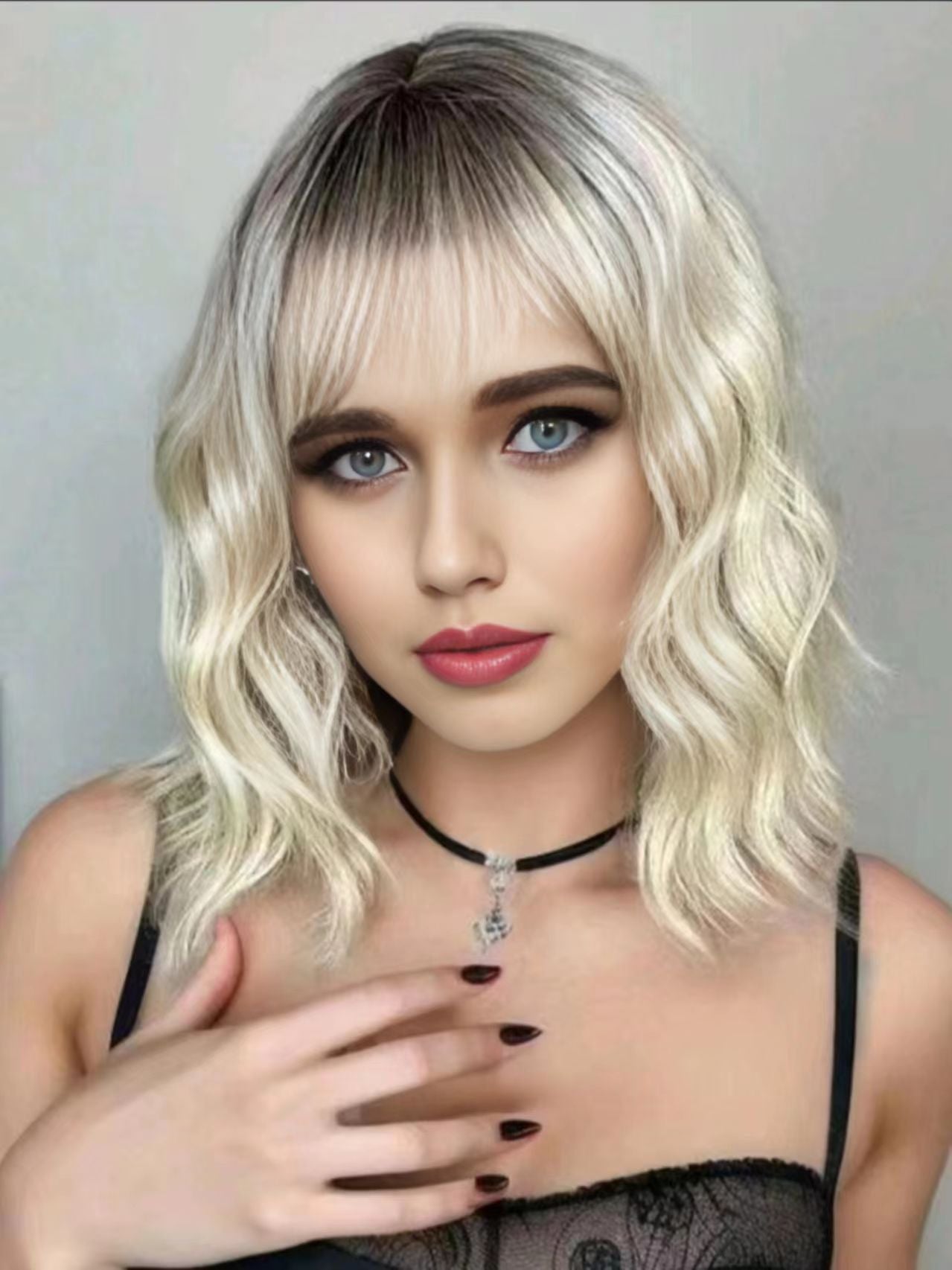Synthetic Wavy, Non-toxic Wig
