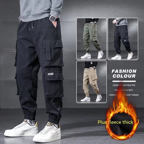 Multi-pocket Cargo Pants Men's Plus Size Loose Casual Pants Frugal Finds Galore
