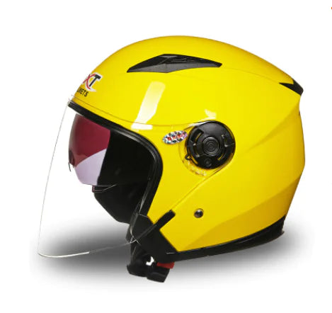 Men's and Women's Motorcycle Half-Face Helmet with UV Protection Frugal Finds Galore