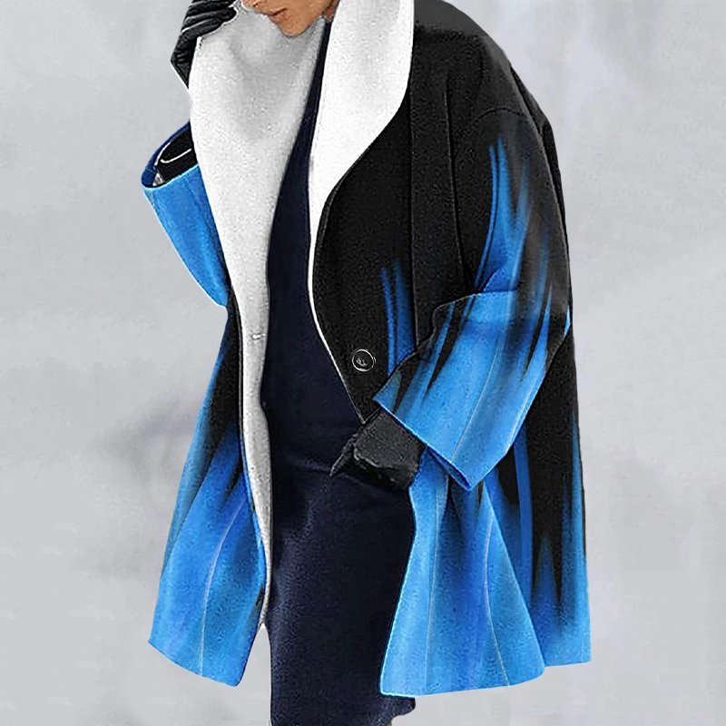Fashion Personality Printing Hoodie Windbreaker Cardigan