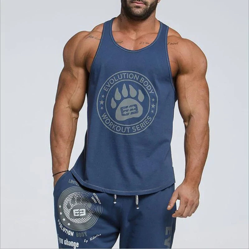 Men's Bodybuilding Stringer Tank Tops