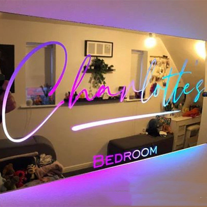 Personalized  LED Light Up Mirror