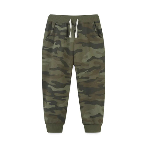 Camouflage Boys Sweatpants with Drawstring Frugal Finds Galore