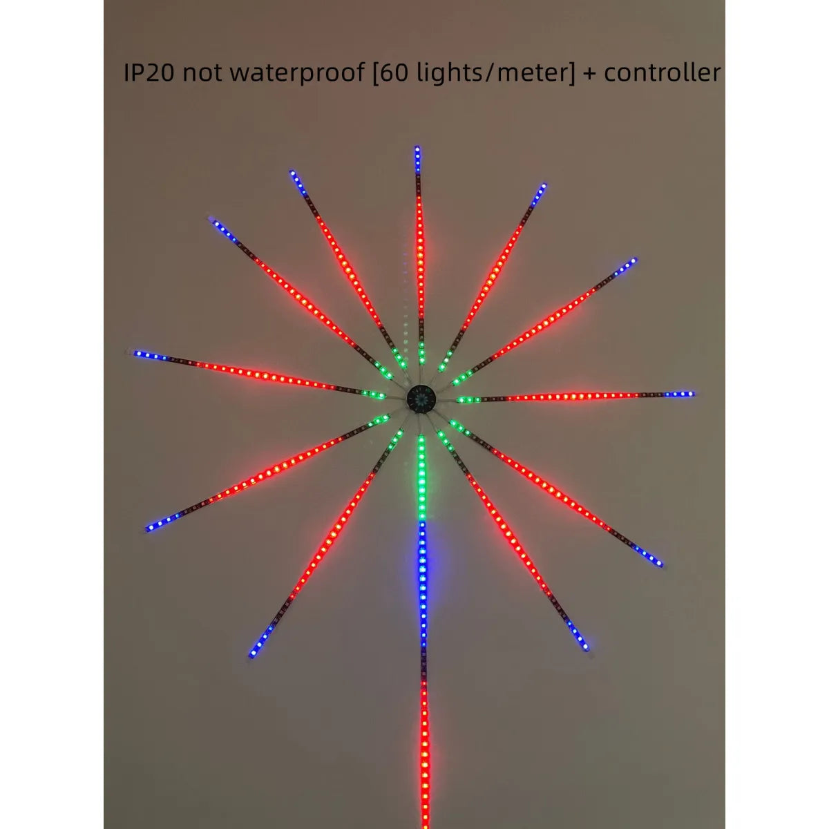 LED Fireworks Drum Light