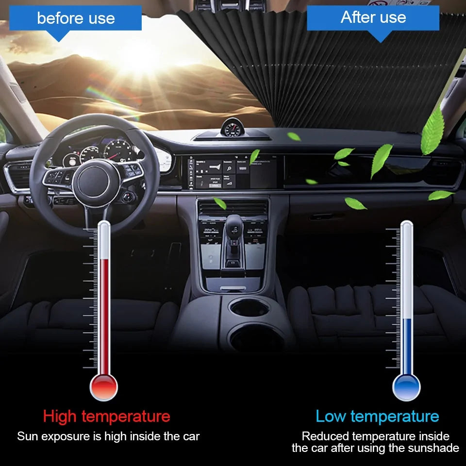 Retractable Windshield Shade