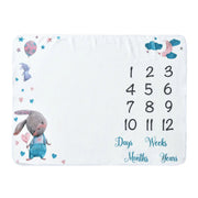 Baby Milestone Fleece Blanket Frugal Finds Galore