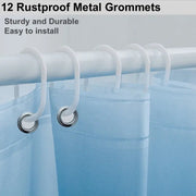 Gradual Color Shower Curtain Set with 12 Hooks Frugal Finds Galore