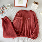 Winter Soft Velvet Pajamas Set Frugal Finds Galore