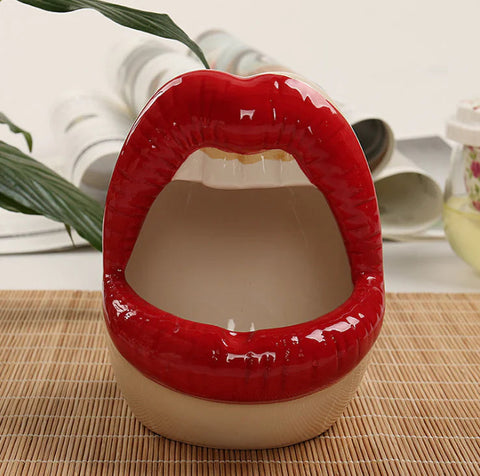Creative Ceramic Big Lips Ashtray for Home Decor Frugal Finds Galore