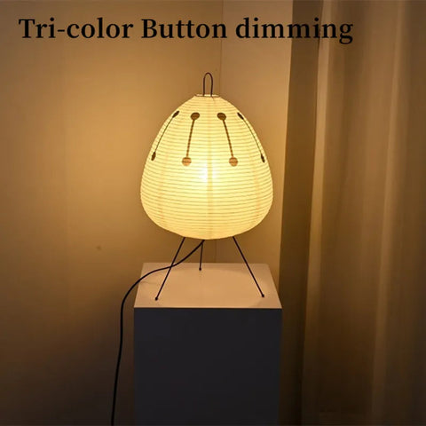 Nordic Japanese Rice Paper Table Lamp Frugal Finds Galore