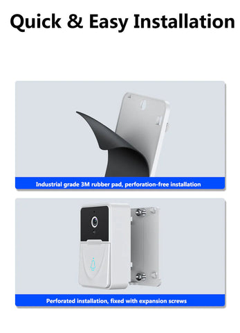 WiFi Smart Doorbell Intercom Video Camera Door Ring Frugal Finds Galore
