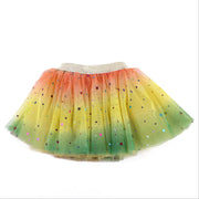 Children's Tulle Rainbow Skirt with Star Design Frugal Finds Galore