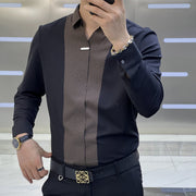 Men's Fashion Business Casual Long Sleeve Shirt Frugal Finds Galore