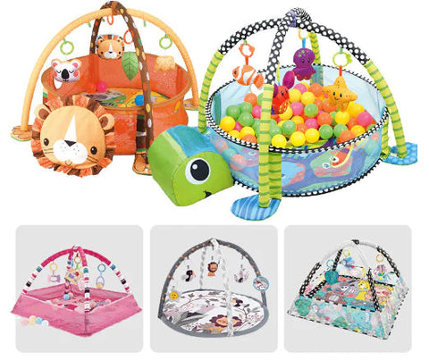 Baby Play Gym with Ocean Balls and Activity Fence Frugal Finds Galore