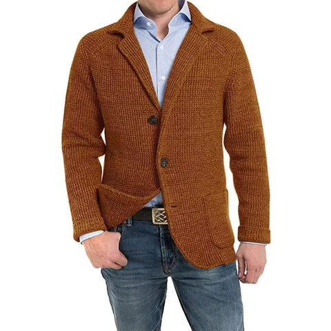Men's Casual Knitted Cardigan Sweater Frugal Finds Galore