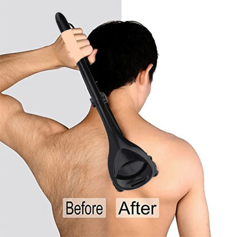Foldable Two-Head Back Hair Shaver Frugal Finds Galore