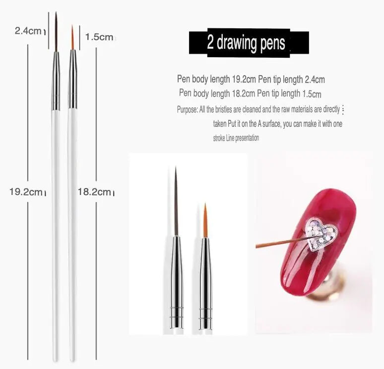 20PCS/Set Nail Art Design