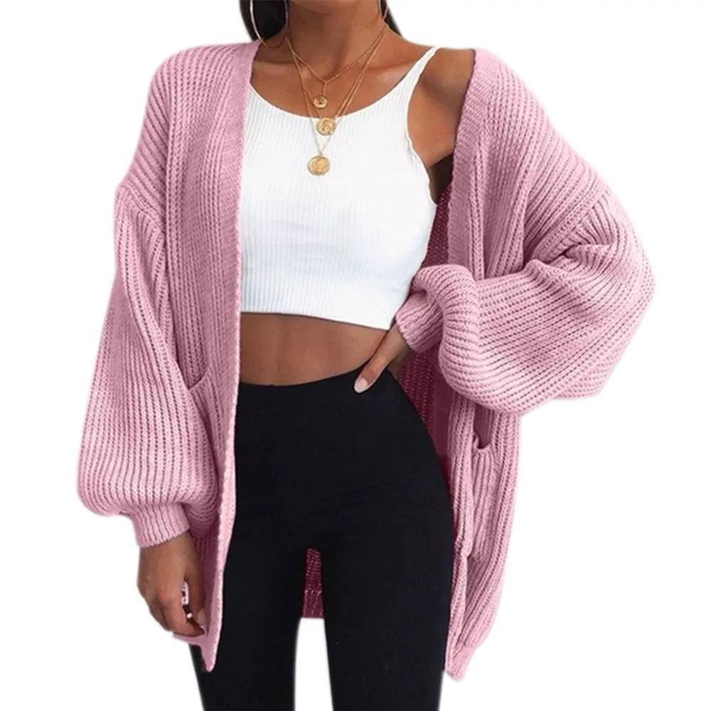 Loose Knitted Sweater Cardigan