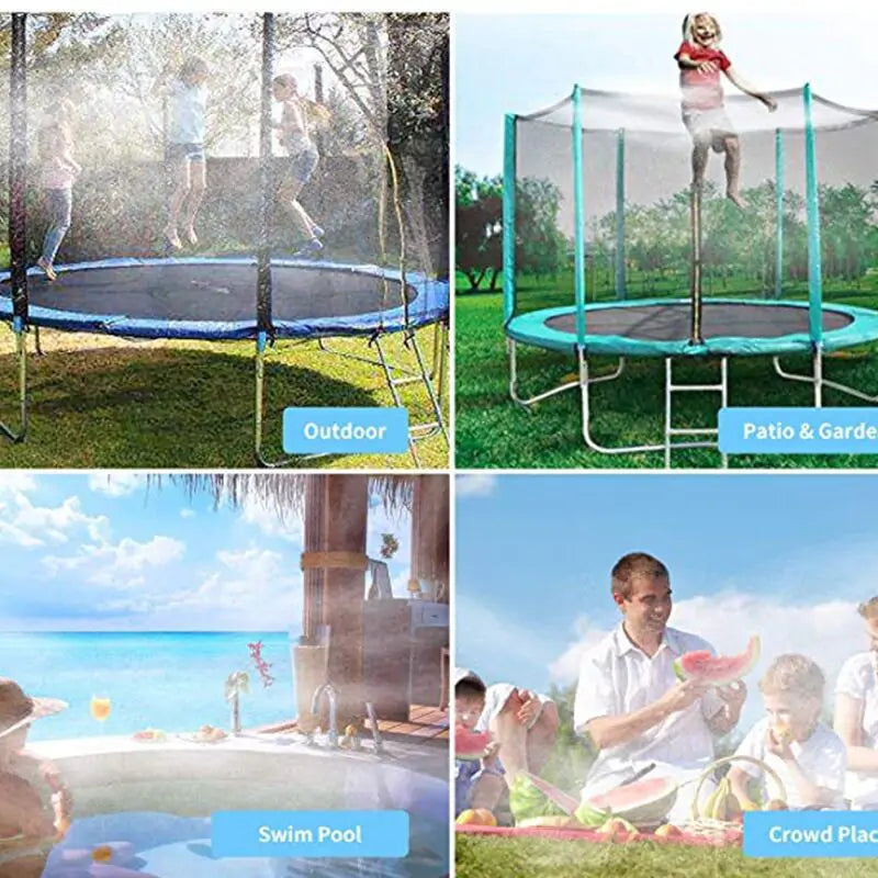 Trampoline sprinkler