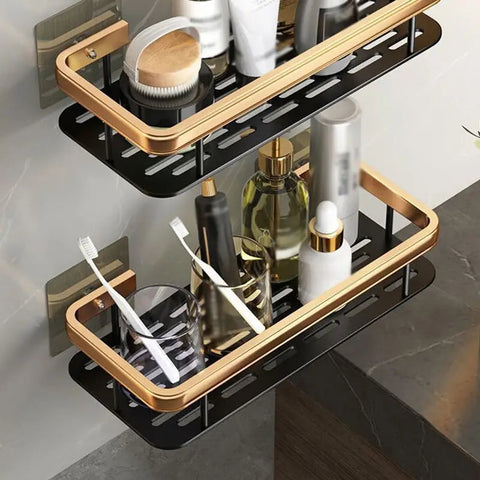 Wall Mounted Shower Caddy - No Drilling Organizer Frugal Finds Galore