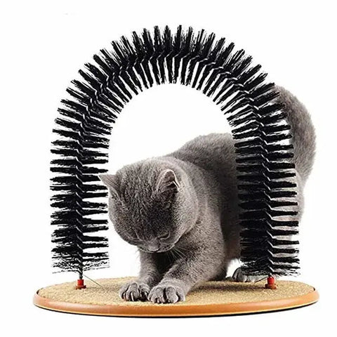 Cat Toy Arch: Self-Grooming and Scratching Pad Frugal Finds Galore