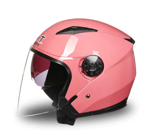 Men's and Women's Motorcycle Half-Face Helmet with UV Protection Frugal Finds Galore