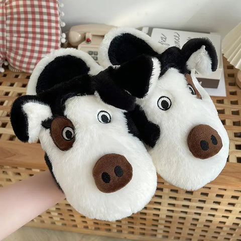 Cartoon Couple Cotton Anti-Slip Slippers Frugal Finds Galore