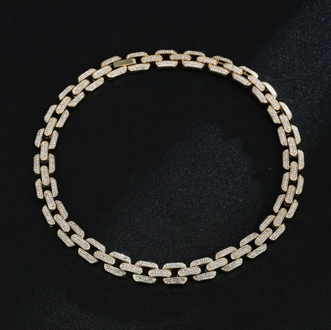 Full Diamond Inlaid Necklace Frugal Finds Galore