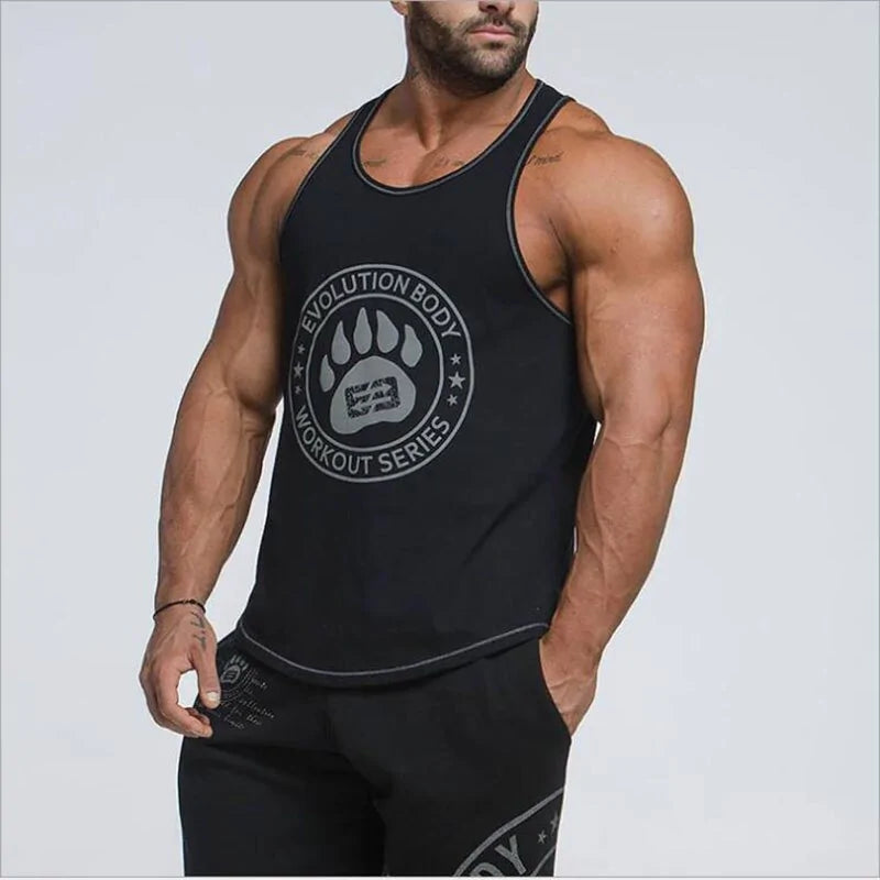 Men's Bodybuilding Stringer Tank Tops