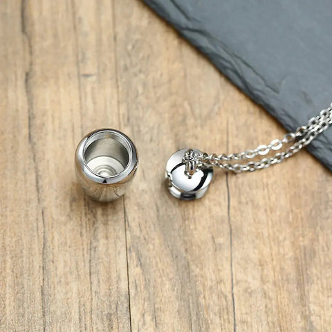 Openable Earthen Jar Columbarium Shape Pendant Frugal Finds Galore