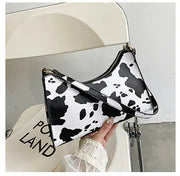 Vintage Cow Print Baguette Bag Frugal Finds Galore