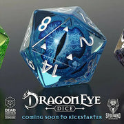 Colorful Dragon Eye Crystal Dice Set with Polygonal Design Frugal Finds Galore