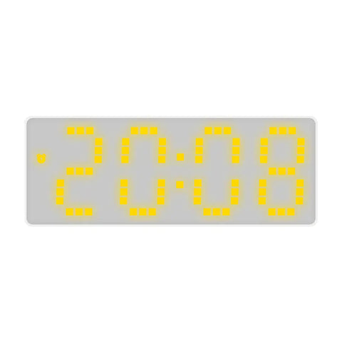 Fresh White Surface Simple Style Student Alarm Clock Frugal Finds Galore