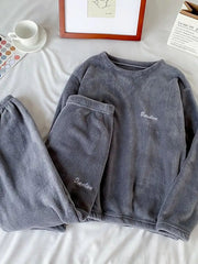 Winter Soft Velvet Pajamas Set Frugal Finds Galore