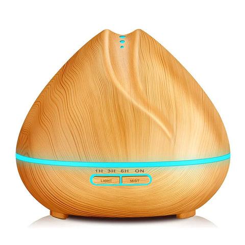 Wood Grain Humidifier with Essential Oil Diffuser Frugal Finds Galore