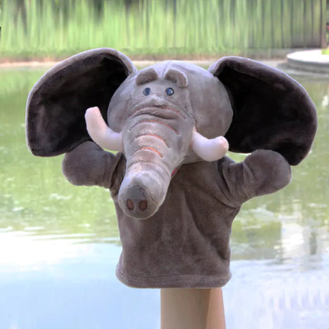 Plush Cartoon Animal Puppets for Early Education Frugal Finds Galore