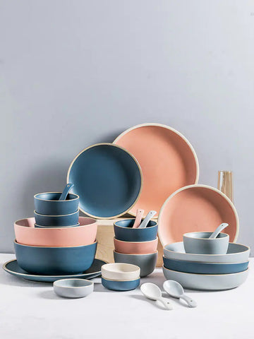 Nordic Style Ceramic Tableware Set Frugal Finds Galore