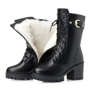 Women's Cotton-Lined Leather Martin Boots Frugal Finds Galore