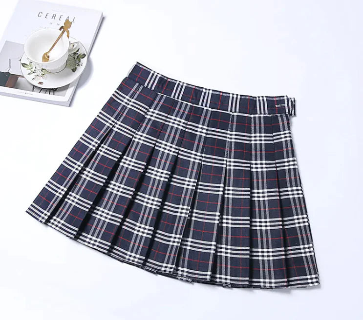 Classic Plaid Skirt Jk Uniform Skirt