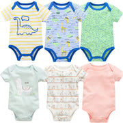 Baby Onesie Set, 6 Pieces Short Sleeve Outfit Frugal Finds Galore