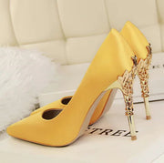 Luxury Silk High Heels Frugal Finds Galore