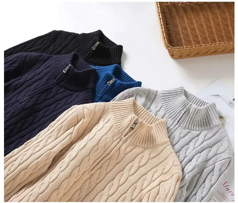Zip Knit Sweater Frugal Finds Galore