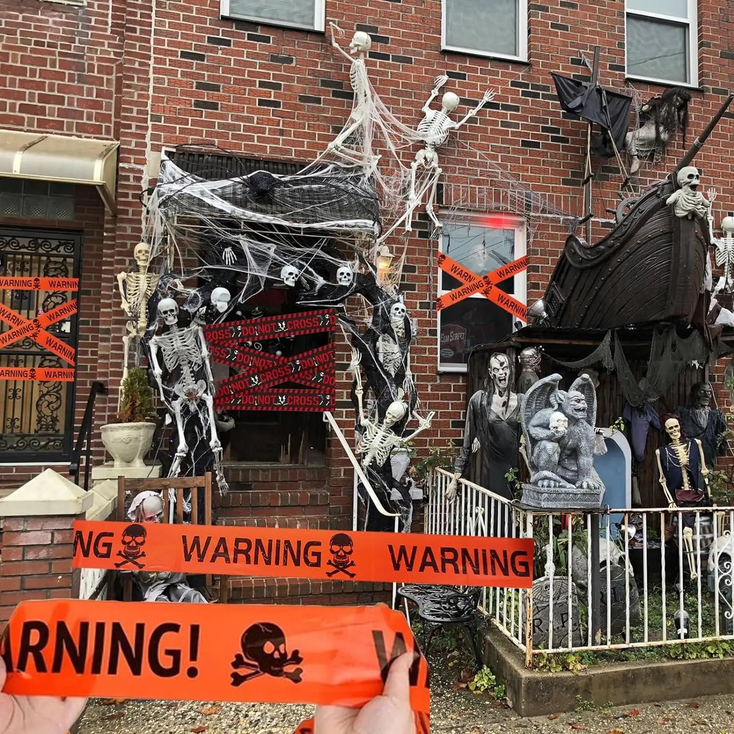 Halloween Warning Caution Tape